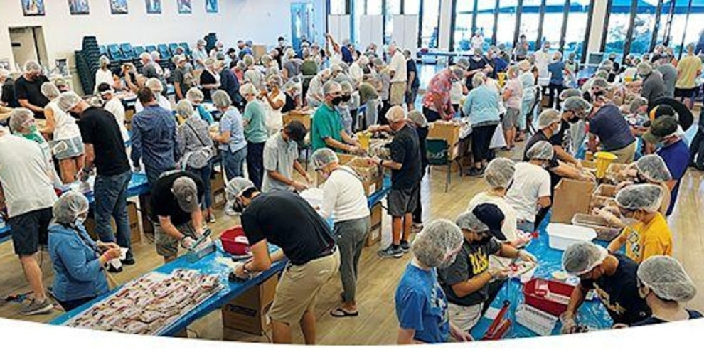 Food Repacking Event FOOD PACKING AT ST. IGNATIUS CATHOLIC PARISH