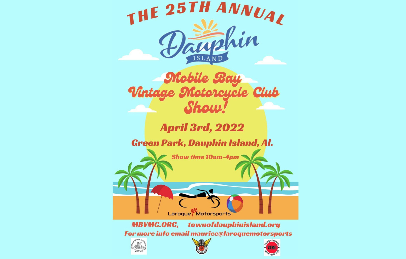 25TH ANNUAL DAUPHIN ISLAND VINTAGE MOTORCYCLE SHOW