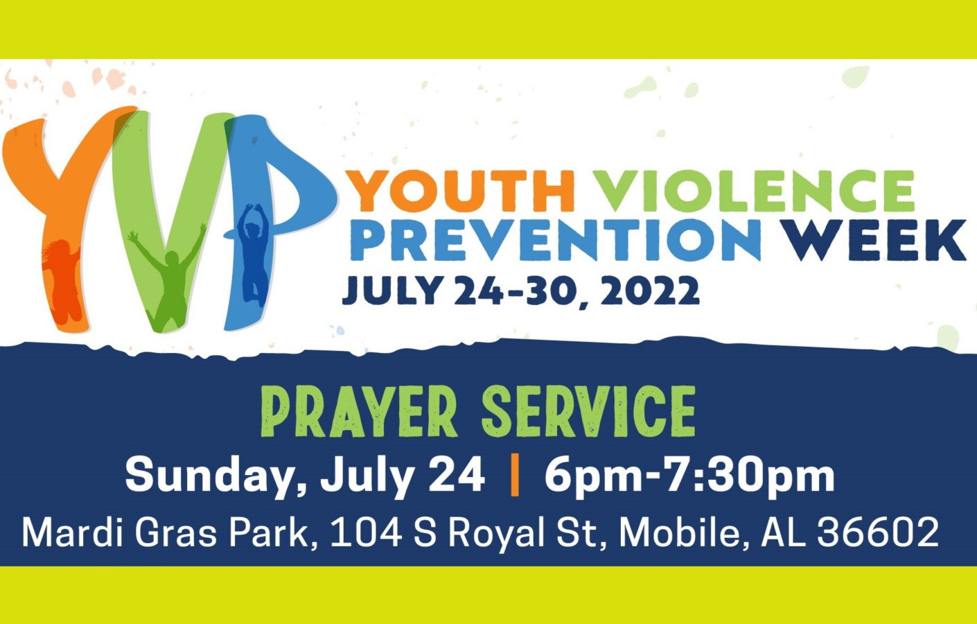 YOUTH VIOLENCE PREVENTION WEEK PRAYER SERVICE
