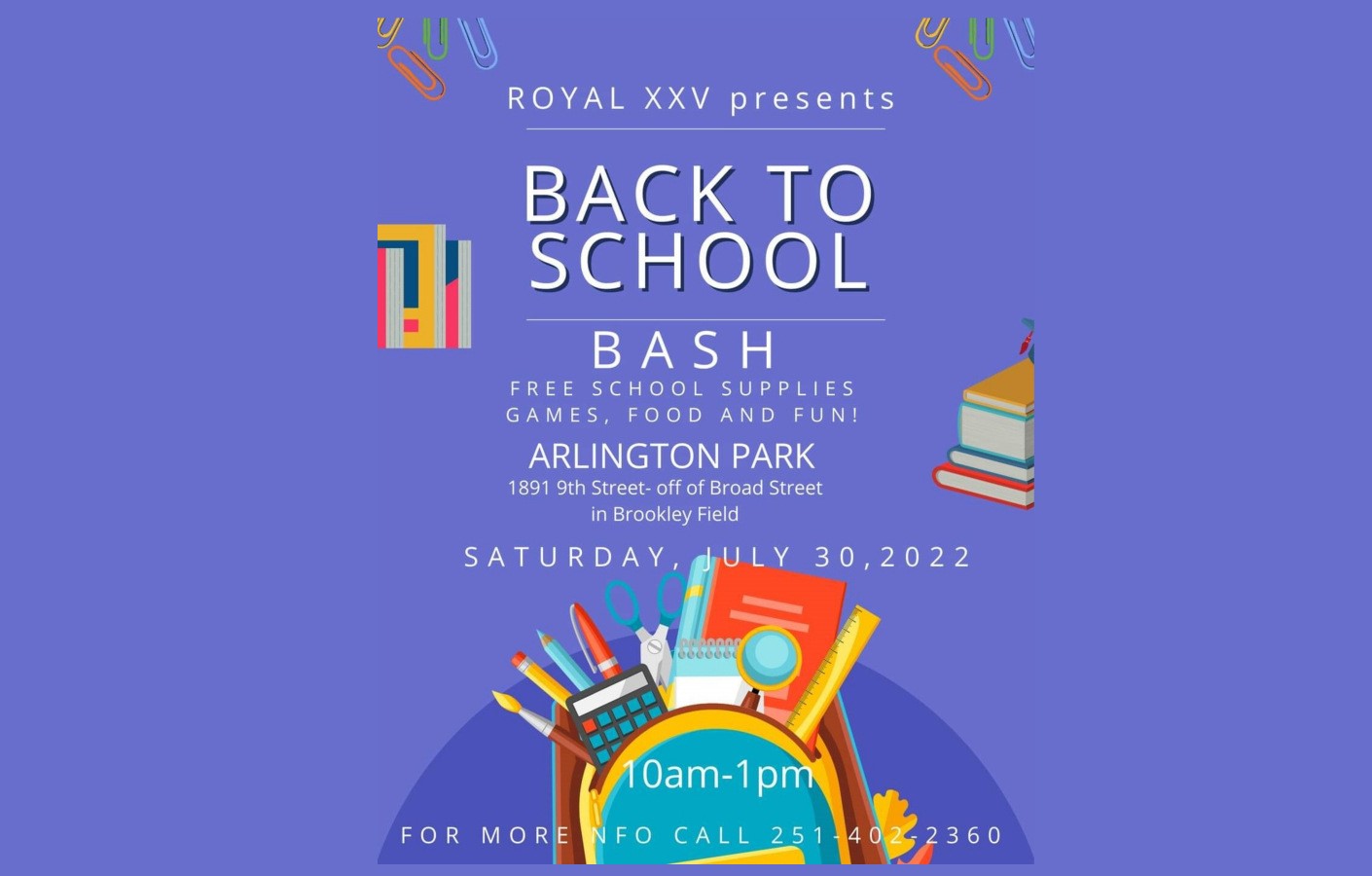 BACK TO SCHOOL BASH