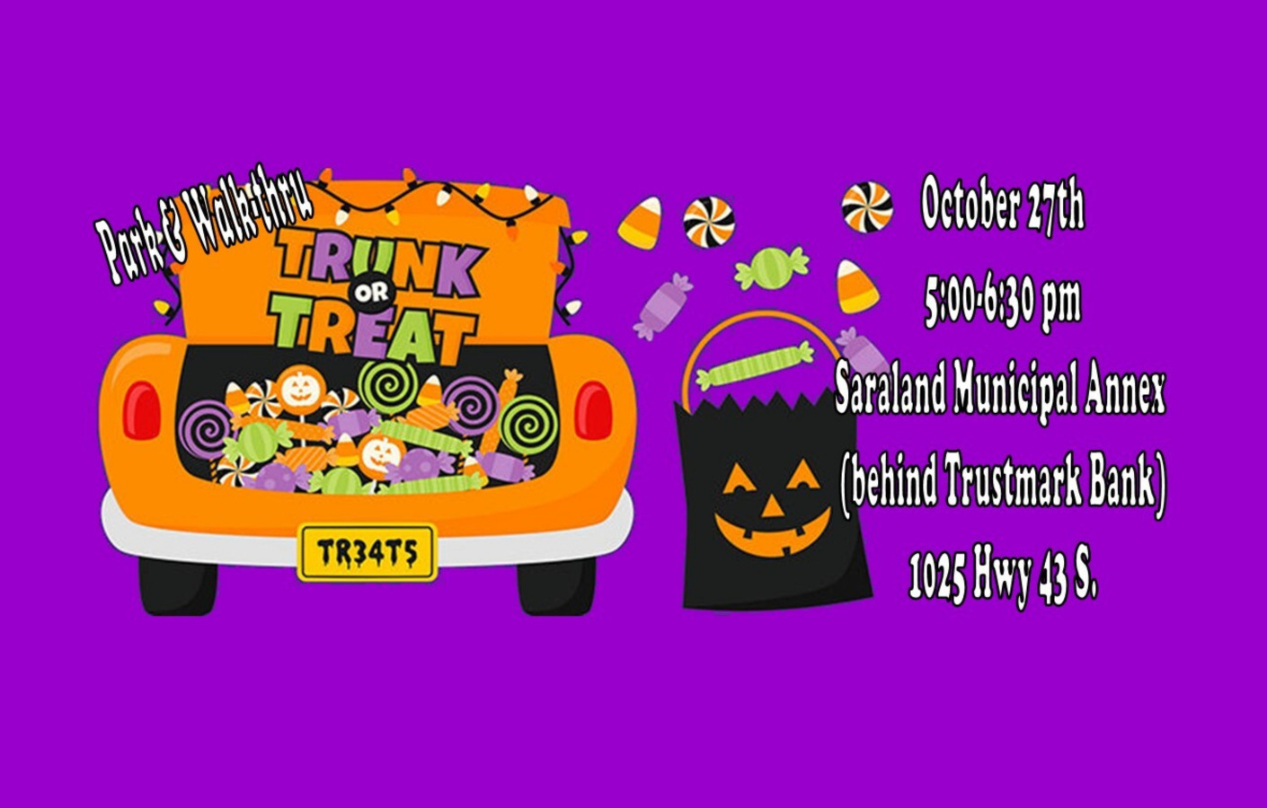 SARALAND TRUNK OR TREAT