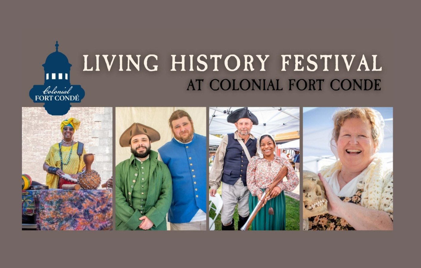 LIVING HISTORY FESTIVAL AT COLONIAL FORT CONDE