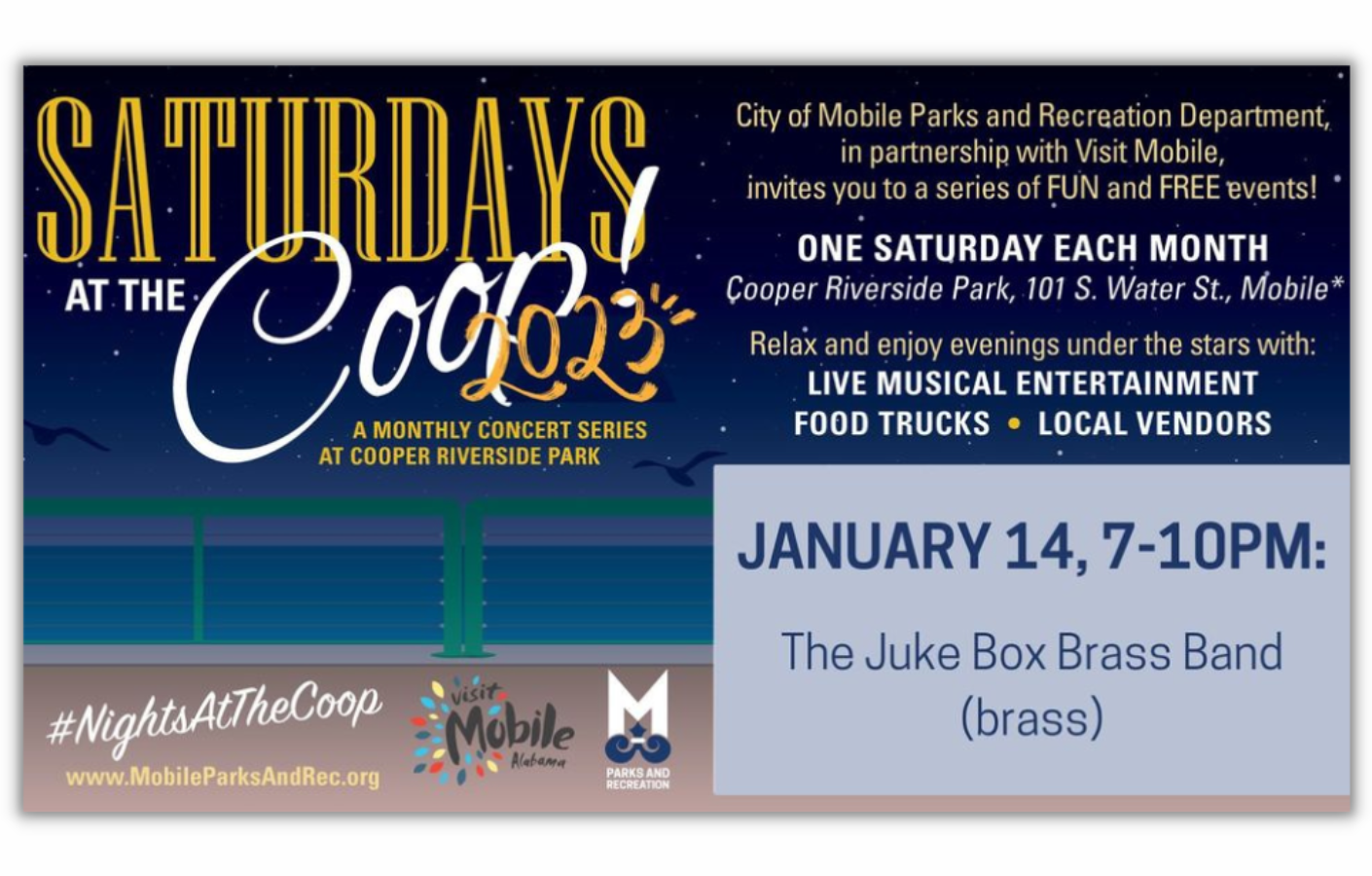 CONCERT SERIES SATURDAYS AT THE COOP