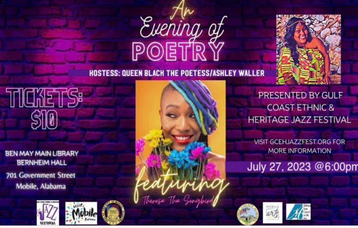 AN EVENING OF POETRY WITH THERESA THA SONGBIRD