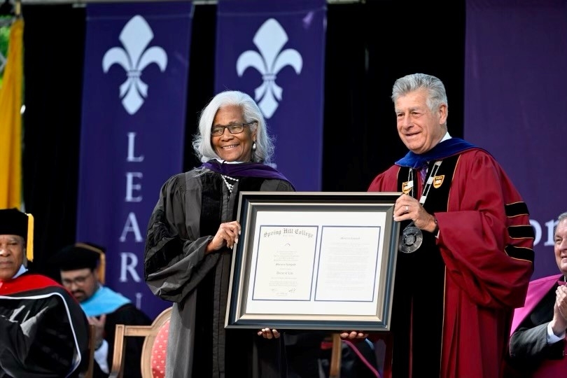 Ludgood Honored At Spring Hill College Commencement : Mobile County
