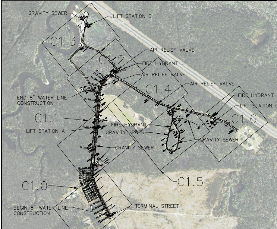 infrastructure improvements park overlay